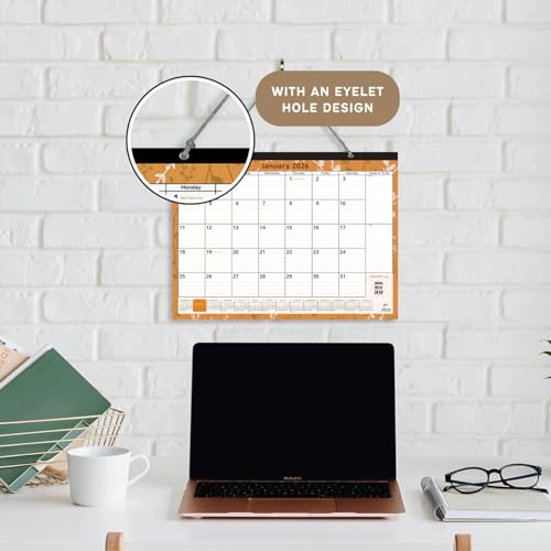 STRIVE ZEN 2026-2027 Magnetic Calendar for Fridge by StriveZen, 16x12 inches, Large Monthly, Paper, Tear-off, January 26 - December 27, Dry Erase Notepad/Grocery List and Dry Erase Marker, 24 Months - Image 5