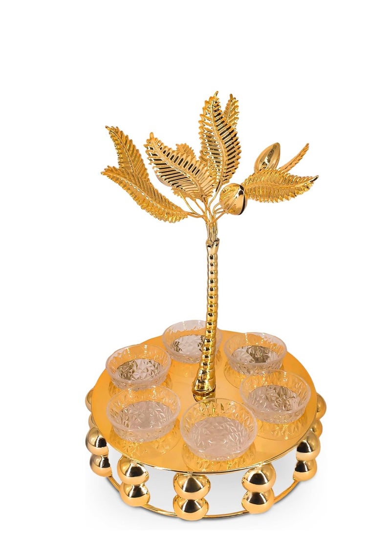 Generic Classy Arabic Coffee Cups stand (Gold)  - Image 1