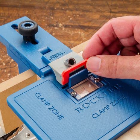 Rockler Corner Key Dowel Jig - Premium Doweling Jig For Decorative Mitered Joints - Dowel Hole Jig W/Molded Reference Lines - Woodworking Jigs Includes 1/8'' 1/4'' 3/8'' Drill Guide- Dowel Tool Kit - Image 2