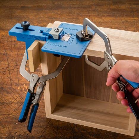 Rockler Corner Key Dowel Jig - Premium Doweling Jig For Decorative Mitered Joints - Dowel Hole Jig W/Molded Reference Lines - Woodworking Jigs Includes 1/8'' 1/4'' 3/8'' Drill Guide- Dowel Tool Kit - Image 5