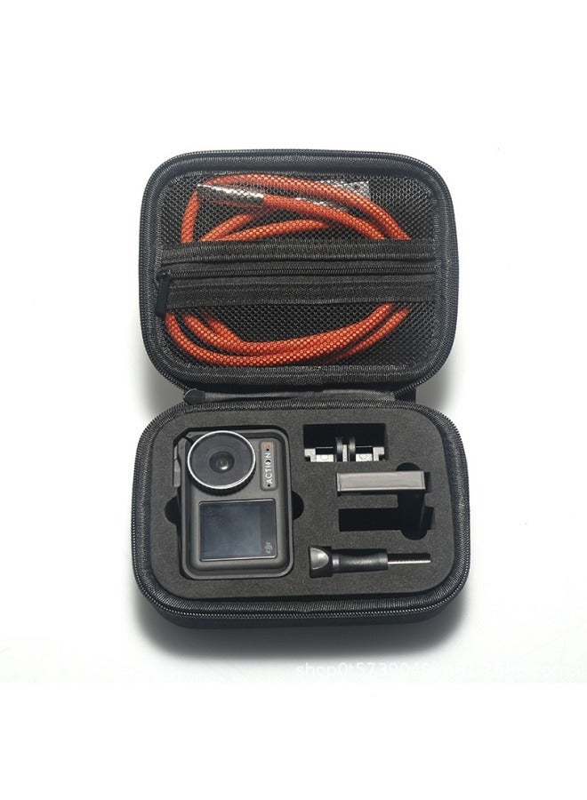 DJI action 5pro/4/3 storage bag sports camera bag hard shell canvas body bag portable protection accessories - Image 3