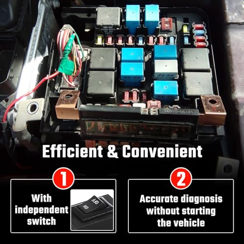 ISINFLASH 9038A Relay Bypass Switch Kit with Amp Loop, Pack of 6 Relay Tester Diagnostic Scan Switch Kit 9038A Replaces 9036A and 9037A - Image 4