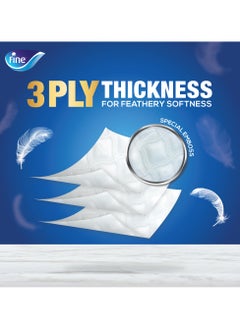 Fine 3 Ply Deluxe Toilet Paper 32 Rolls 140 Sheets  - Image 3