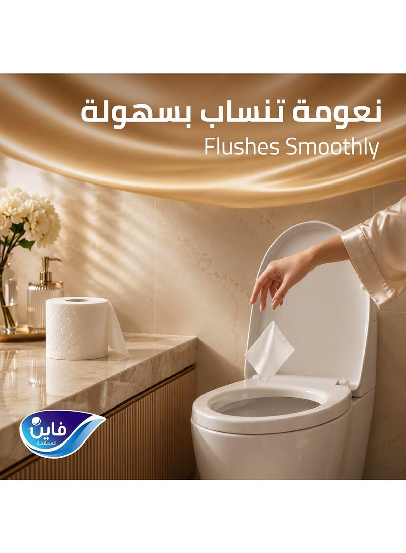 Fine ورق تواليت ديلوكس 3 طبقات 32 لفة 140 ورقة - Image 5