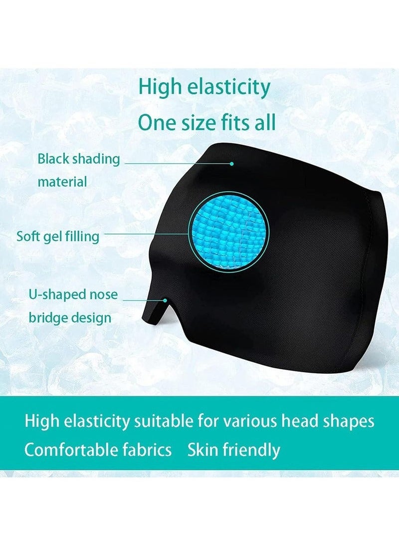 اترجسز قابلة لإعادة الاستخدام التبريد الجيل قناع العين، البارد العلاج الساخن قبعة الوجه، تهدئة الصداع رأس غطاء للحد من تورم الوجه، الصداع، سبا الوجه، تخفيف الإجهاد - Image 2