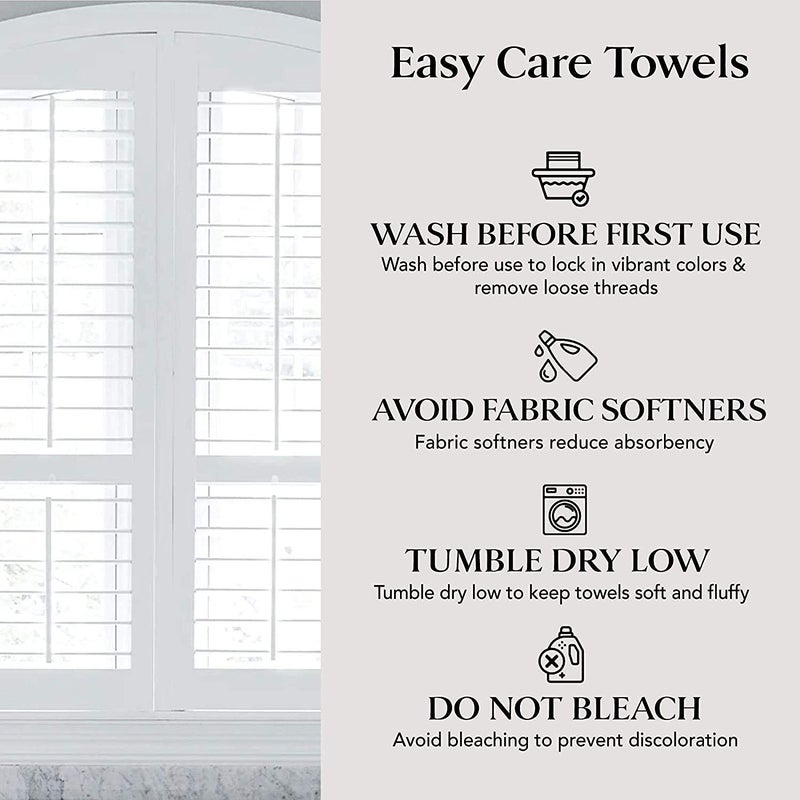 TIQH 100 Turkish Cotton Quick Dry Soft Touch and Absorbent Bath Towel Set of 1 30x60 Inches Beige - Image 5