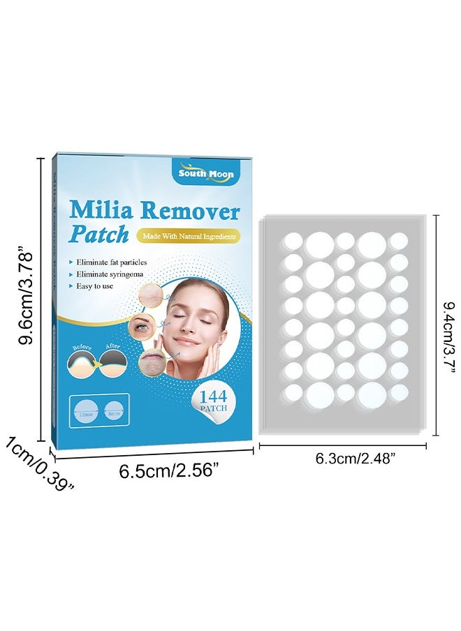 SOUTH MOON - Milia Remover Patch,Remove Fat Granule Eye Patch, Remove Oil Granule Eye Patch Under The Face, Nourish Eye Cream, Moisturize Repair and Smooth Eye Patch 144 Patch - Image 1