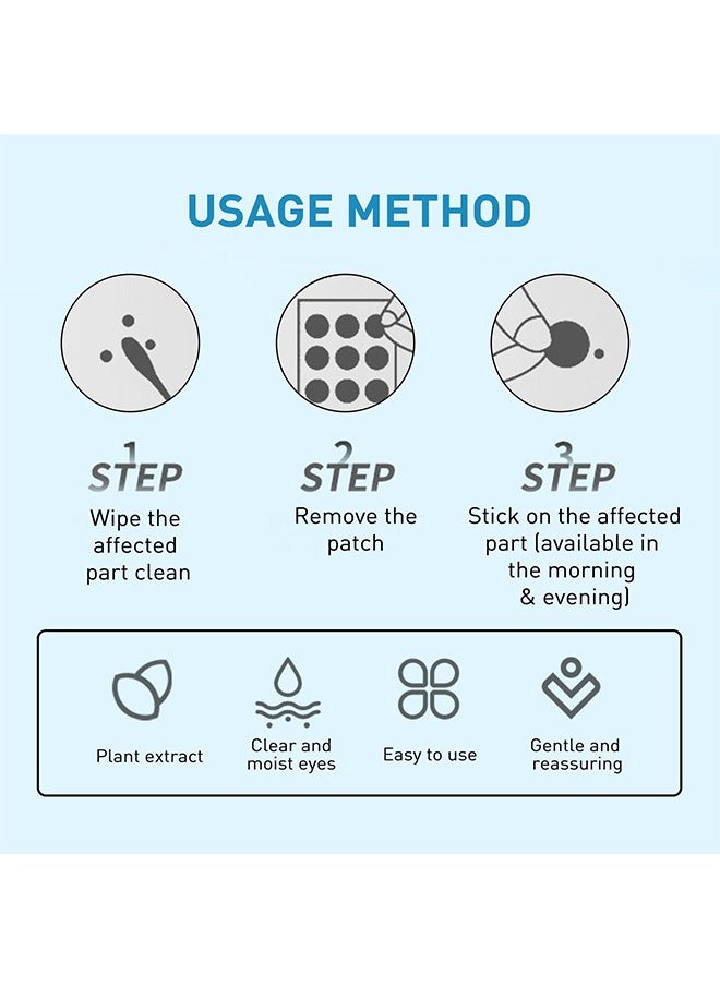 SOUTH MOON - Milia Remover Patch,Remove Fat Granule Eye Patch, Remove Oil Granule Eye Patch Under The Face, Nourish Eye Cream, Moisturize Repair and Smooth Eye Patch 144 Patch - Image 1