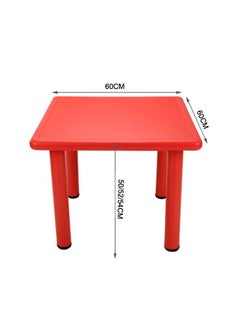 Kindergarten Plastic Furniture Kids Red Table Square Shape Adjustable Height - pzsku/Z9DAF0D96159E088EE390Z/45/_/1653551193/838f3633-d3e7-418d-93f0-1a4f0856e34d