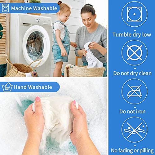 HOMESPUN Homespun Cotton Terry Mattress Protector, 100% Waterproof Mattress Cover, Ultra Soft Cooling Mattress Encasement, Hypoallergenic Vinyl-Free Terry Cloth Mattress Pad, Deep Pocket Skirt Fit 12" inch  - Image 4