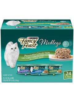 Fancy Feast Purina Fancy Feast Wet Cat Food Variety Pack, Medleys Primavera Collection - (24) 3 oz. Cans  - Image 1