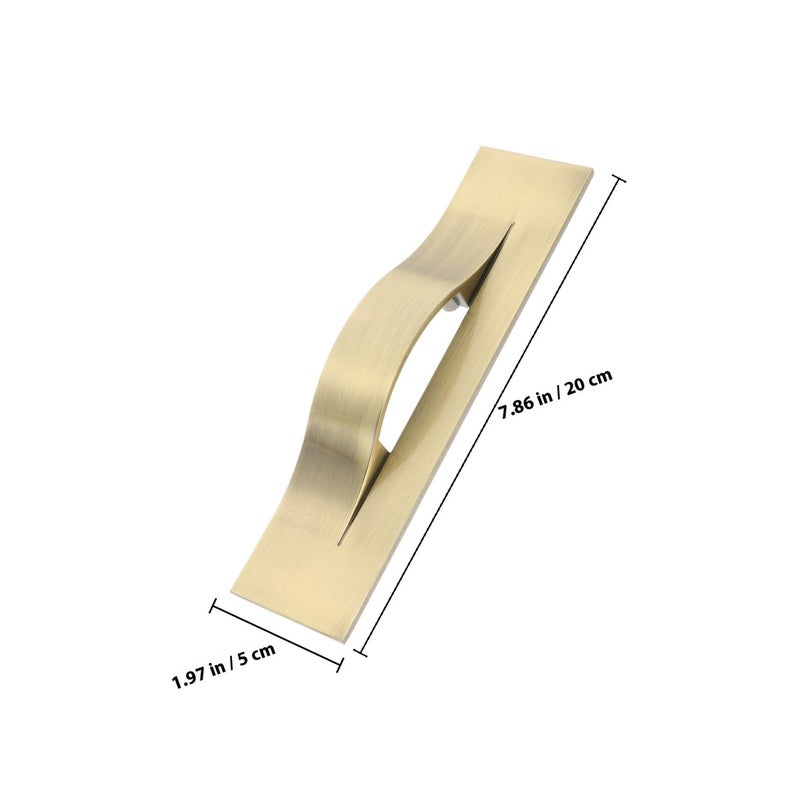Brushed Gold Cabinet Pull Handle 64mm Hole Spacing Elegant Drawer Handle Kitchen Hardware - Image 3