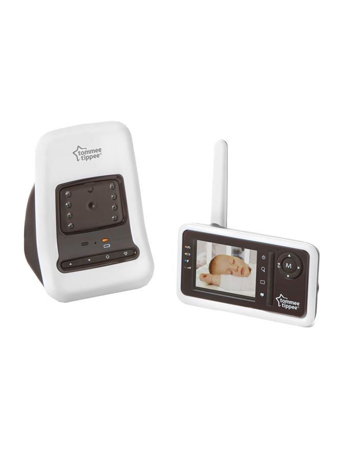 tommee tippee Closer To Nature Digital Video Sensor Monitor - White/Black - Image 2