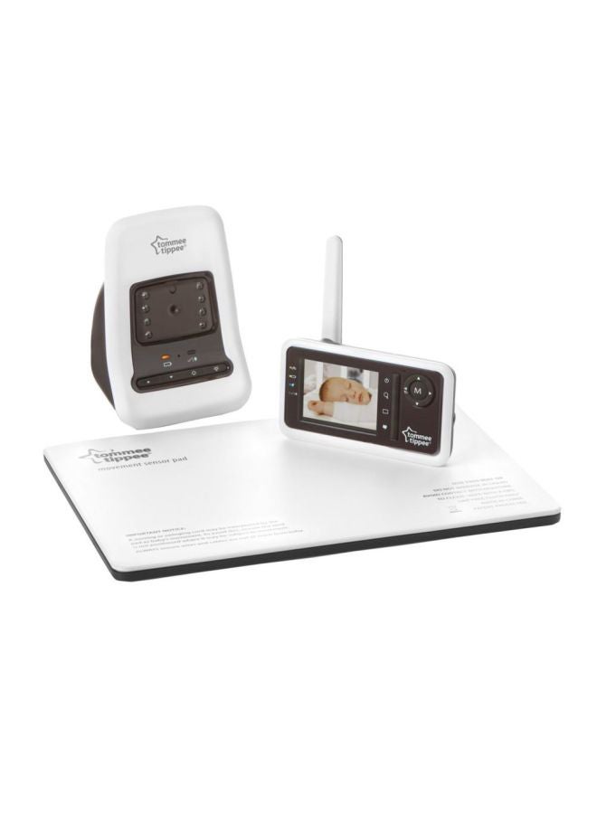 tommee tippee Closer To Nature Digital Video Sensor Monitor - White/Black - Image 1