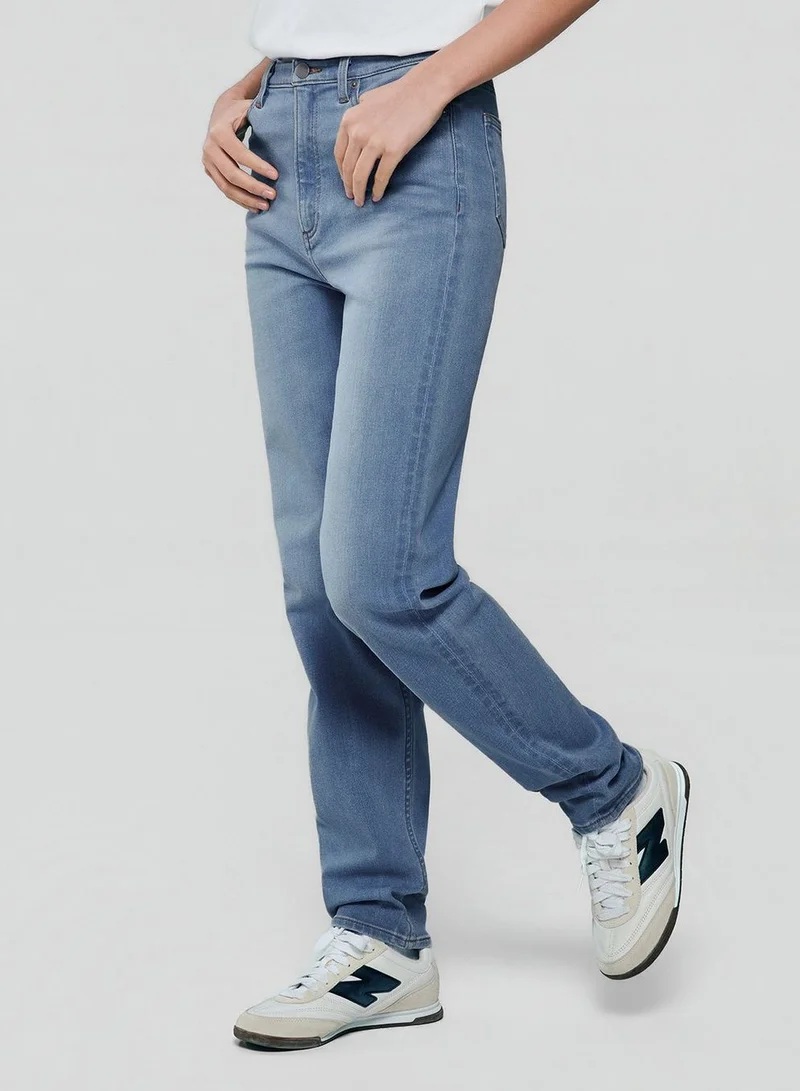 جيوردانو Women High Waist Slim Denim Jeans