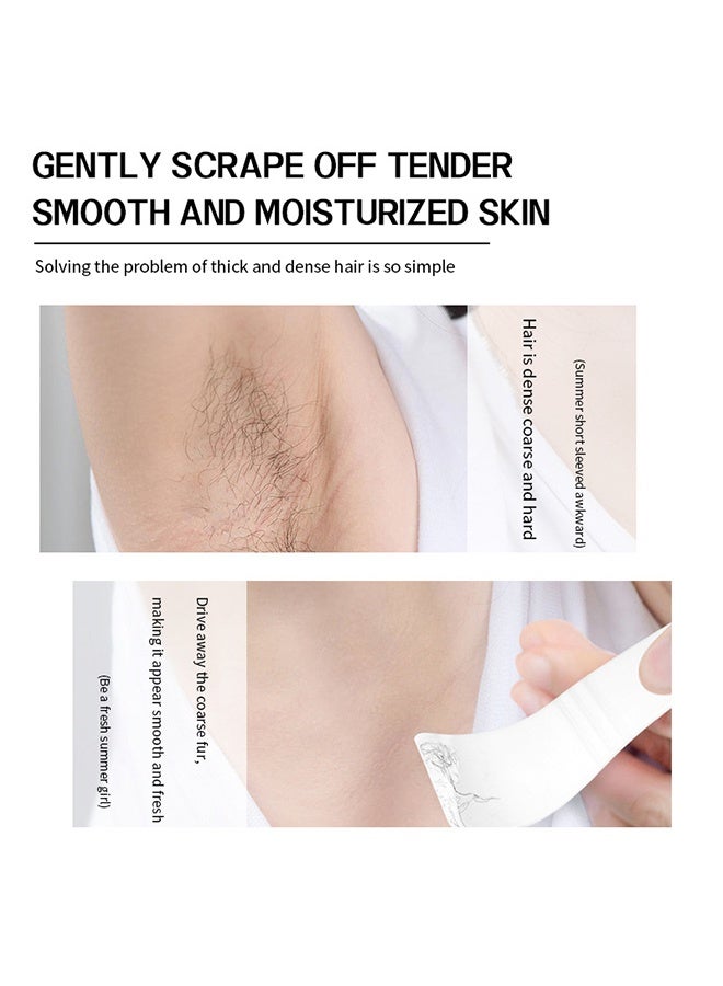 روزينو كريم إزالة شعر الجسم بالكركم وفيتامين سي، ترطيب الوجه للنساء، مزيل الشفة العليا، كريم إزالة الشعر، بدون ألم، غير مهيج للبشرة الحساسة، للمناطق الحساسة، الذراعين، الساقين 60غ - Image 4