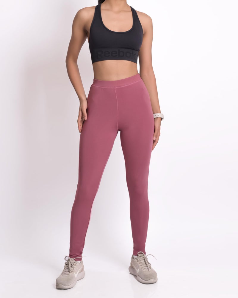 Mehrang Women's Stretch Fit Mid Rise Yoga Pants, Track Pants Stretchable Gym Legging Tights (Large, Moove, Multicolor) - Image 4