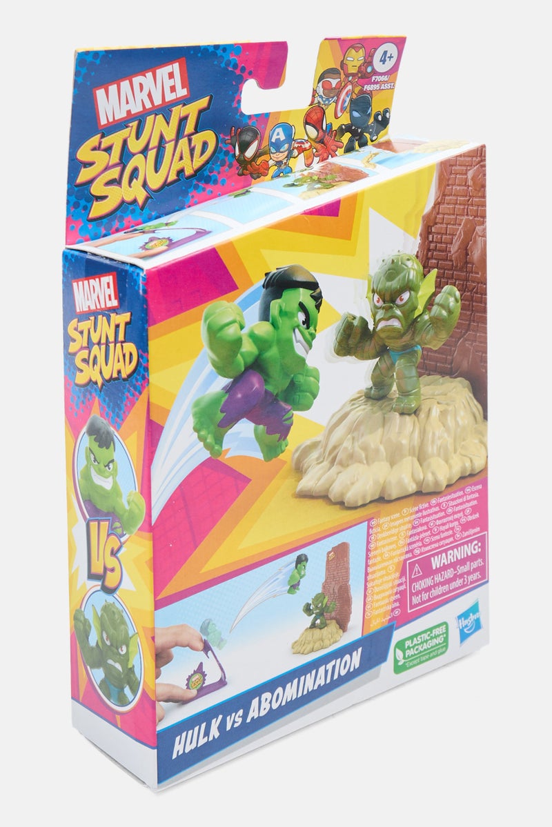 Marvel Stunt Squad Captain America  Vs Red Skull Figure Set, Yellow Combo - Image 3