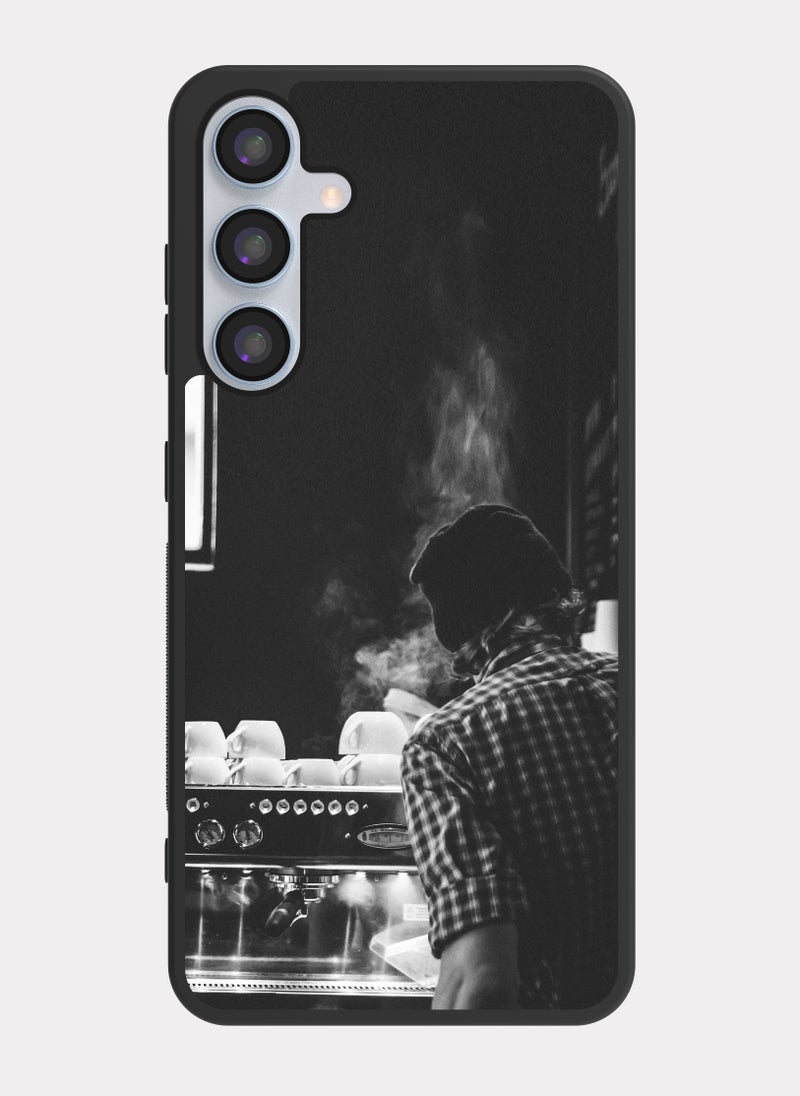 PXLAAT Samsung Galaxy A55 case cover Coffee Barista - Image 1