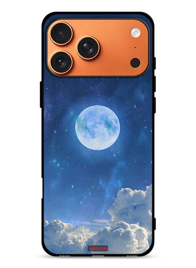 Tolwak Apple iPhone 17 Pro Max Protective Case Cover Moon Clouds - Image 1