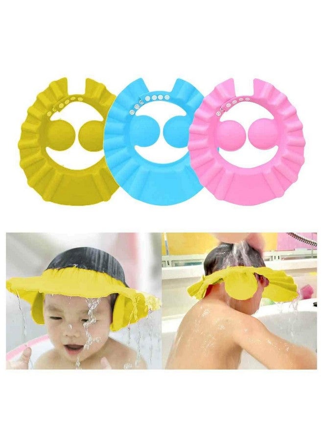AARSH® Shampoo Hat with Adjustable Fasteners Foam Baby Bath Shower Cap for Babies (1) - Image 3