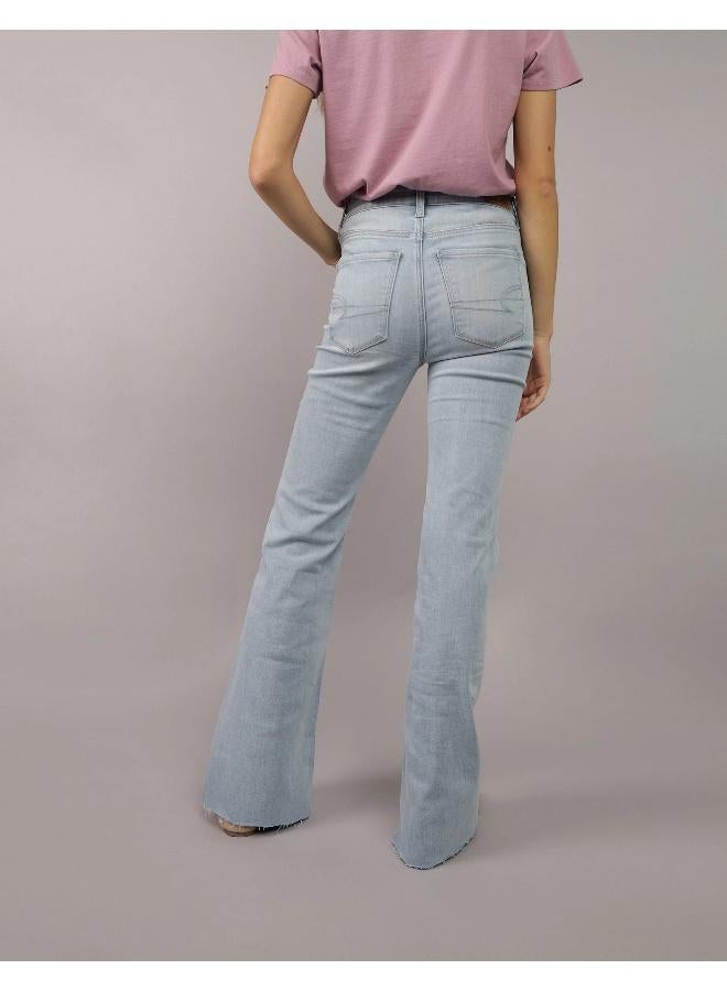 American Eagle AE Next Level Super High-Waisted Flare Jean  - Image 4