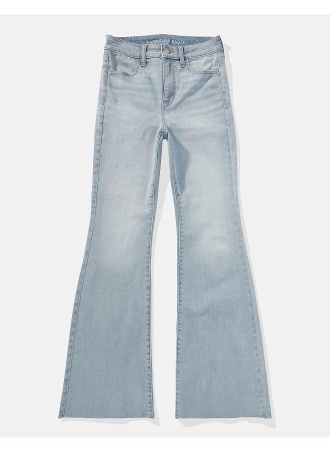 American Eagle - AE Next Level Super High-Waisted Flare Jean - Image 1