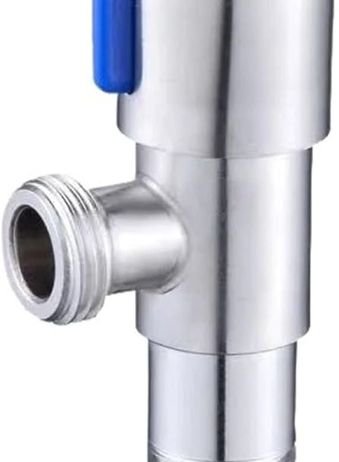 304 Stainless Steel 1 In 2 Out Triangle Valve Dual Control Washing Machine Water Distribution Switch Medium A - Image 3