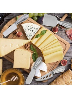 SHABILI 6 Piece Cheese Knife Set - Premium Stainless Steel Cheese Knife Collection - Charcuterie Board Accessory Gift for Charcuterie and Cheese Sauces  - Image 4