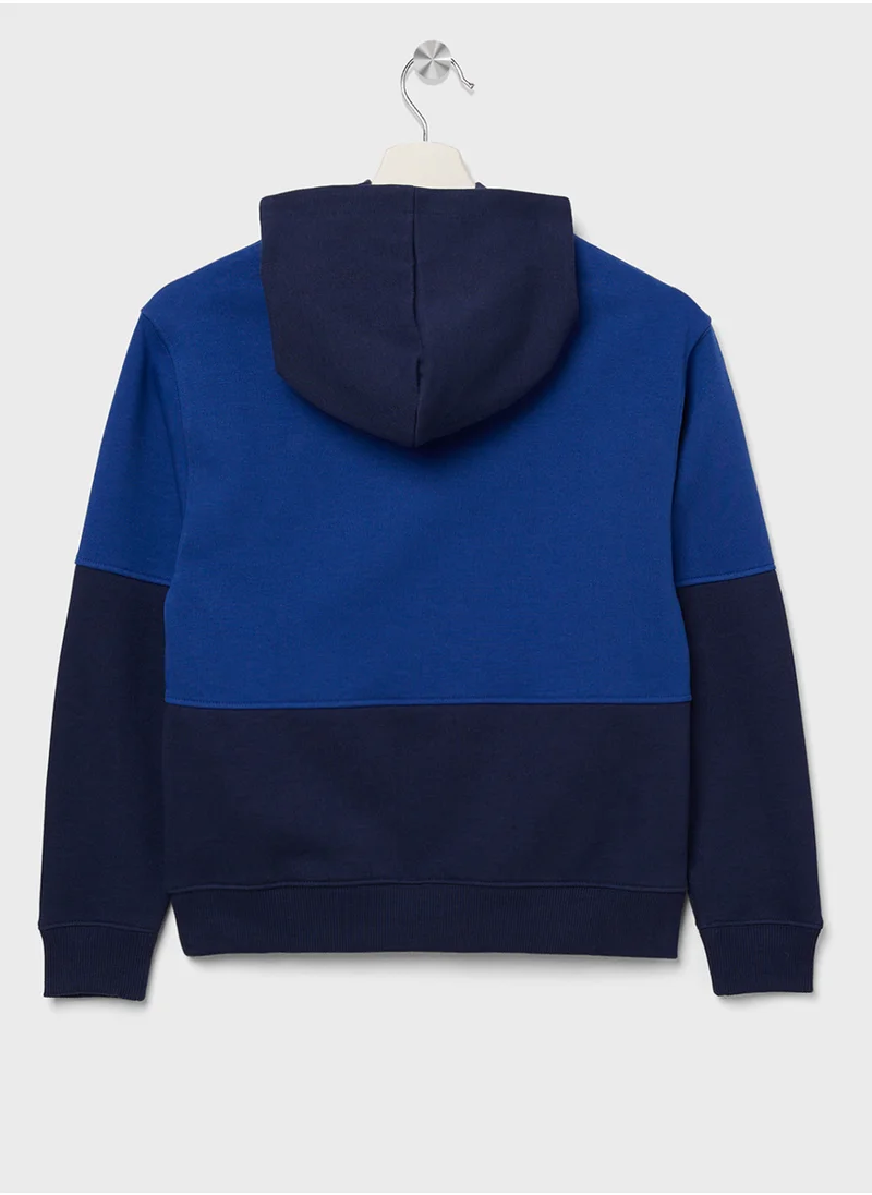 كالفن كلاين جينز Youth Colorblock Hoodie