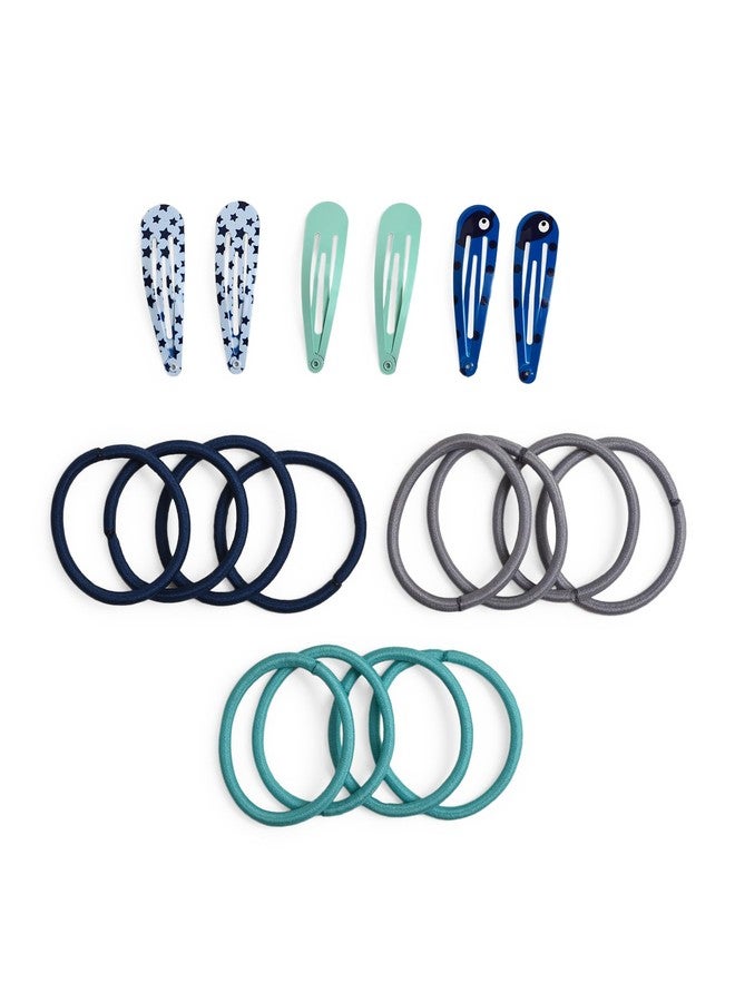 Mi Arcus Hair Ponytail Rubber Bands and Tic-Tac Pins for Baby Girls (Set of 18) - Image 1