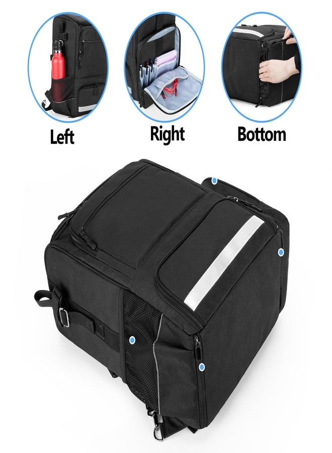 SAMDEW Wheelchair Backpack, Wheelchair Bag to Hang on Back, with Thermal Insulation Pockets for Medicine & Lunch Box, Functional Wheelchair Accessories with Crutches Pockets, Bag Only, Patented Design - Image 5