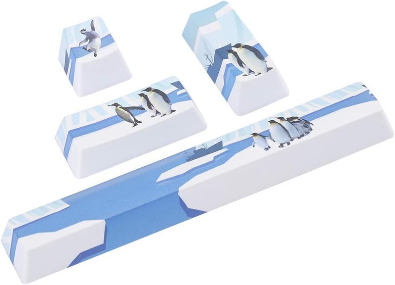 Compact Penguins Pattern Keycaps Kit for Mechanical Keyboard Enter Key, for Office Professionals (#1) - Image 1