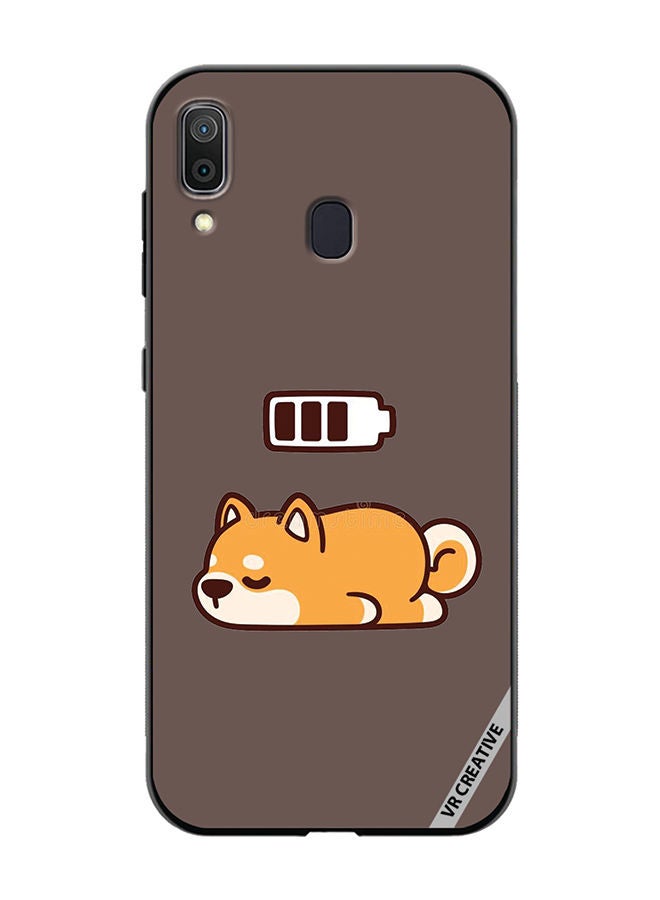 VR CREATIVE Protective Case Cover For Samsung Galaxy A30 Sleeping Cat Design Multicolour - Image 1