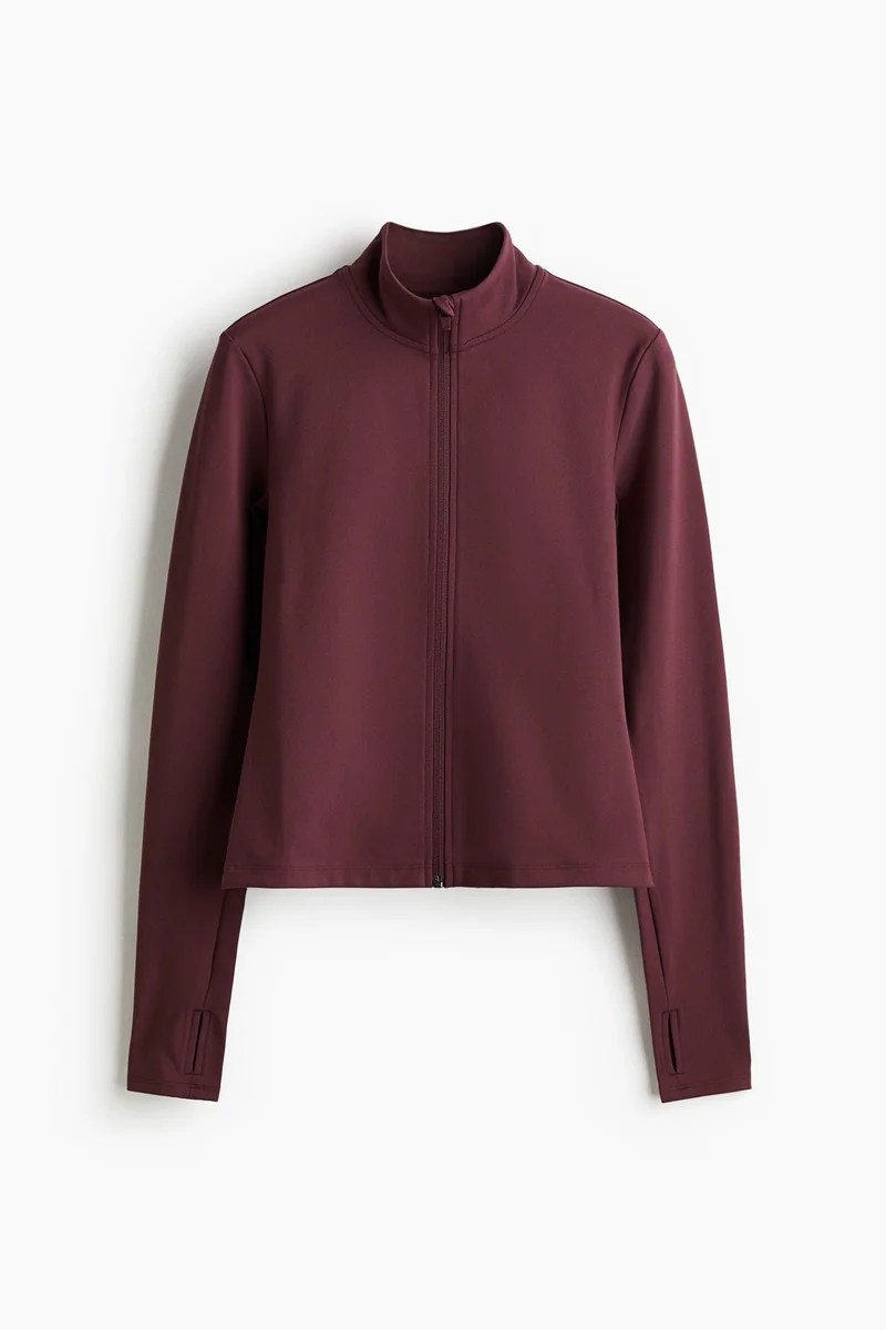 H&M SoftMove™ Zip-through sports jacket