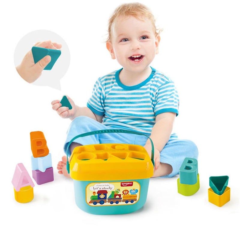 Little Fingers Shape Sorter Box with Handle - Educational Toy for Toddlers - Image 2