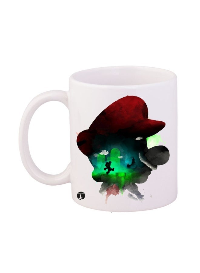 RYN Super Mario Printed Mug White/Red/Black 11ounce