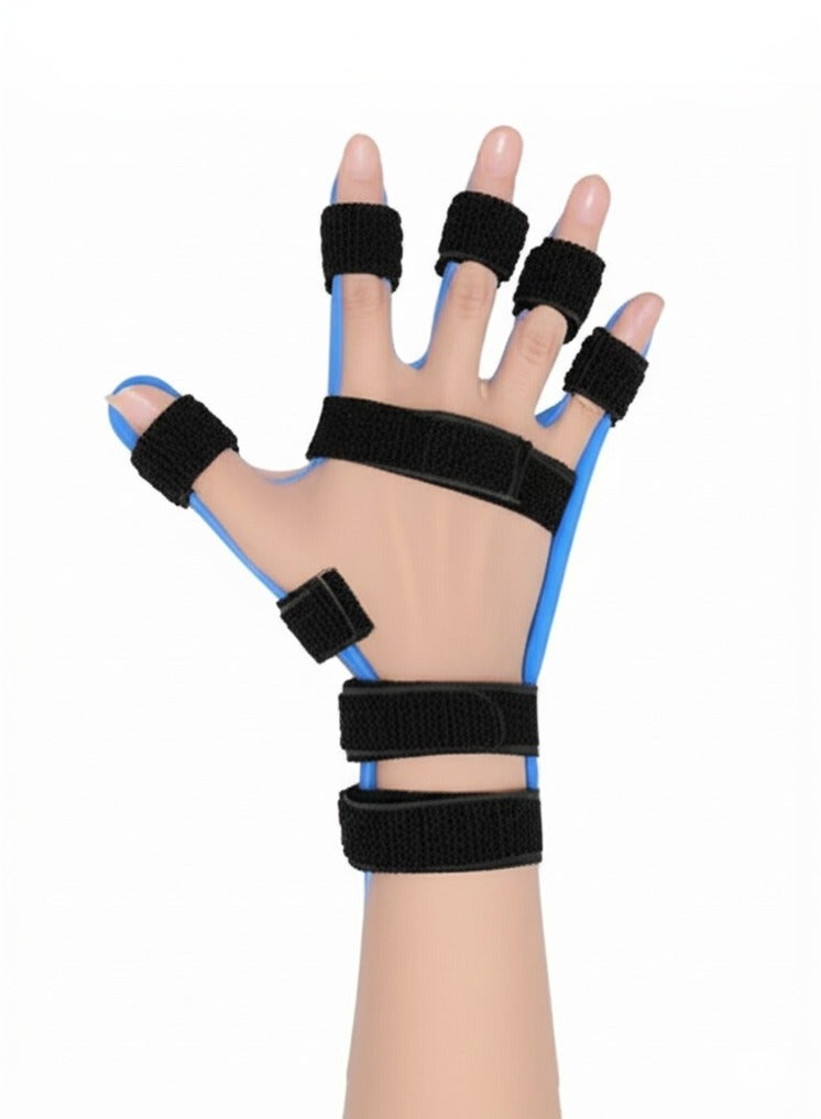 Adjustable Wrist Immobilizer and CTS Relief Brace Finger Rehabilitation Trainer with Fixed Splint for Stroke Hemiplegia Carpal Tunnel and Tendon Injuries Wrist brace - Image 5