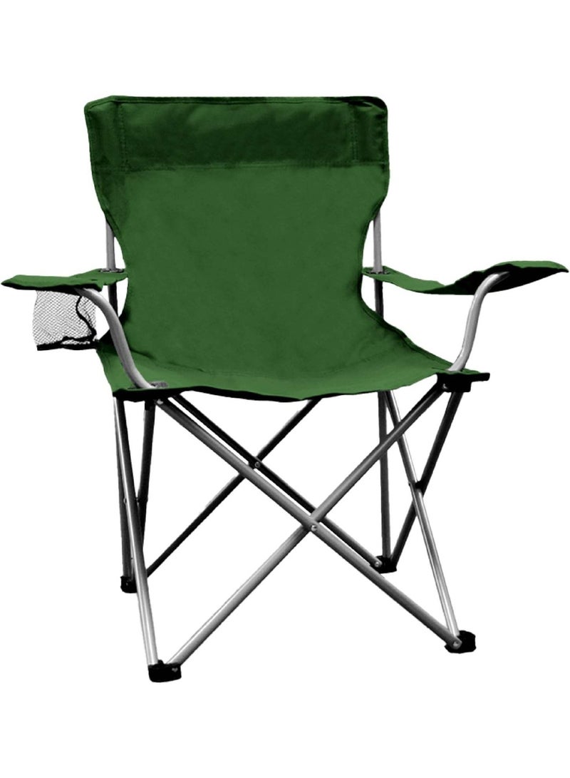 Happy Home Portable Foldable Camping Chair for Adults and Teens with Carry Bag Lightweight 3.6 lbs Heavy Duty 250 lbs Capacity Reinforced Steel Frame 600D Oxford Fabric Compact Folding Chair for Camping Beach Picnic Hiking Fishing Festivals and Outdoor Use - Image 4