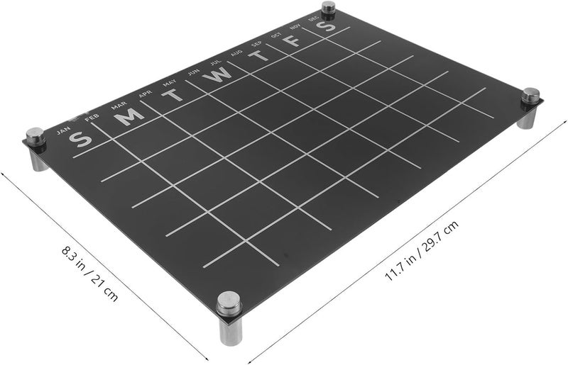 لوح ملاحظات أكريليكي متعدد الوظائف من Uonlytech، مقاس 12x16 بوصة، للاستخدام الأسبوعي في المكتب أو المدرسة - Image 2