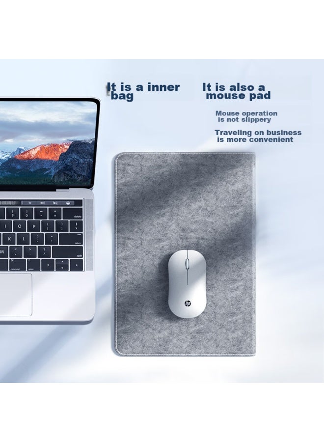Hp Laptop Sleeve, Protective Cover, Comfortable Fleece Lining, Dustproof And Waterproof, Suitable For Laptops Up To 14 Inches, Shock-absorbing, Slim, Simple Storage Bag - Image 4