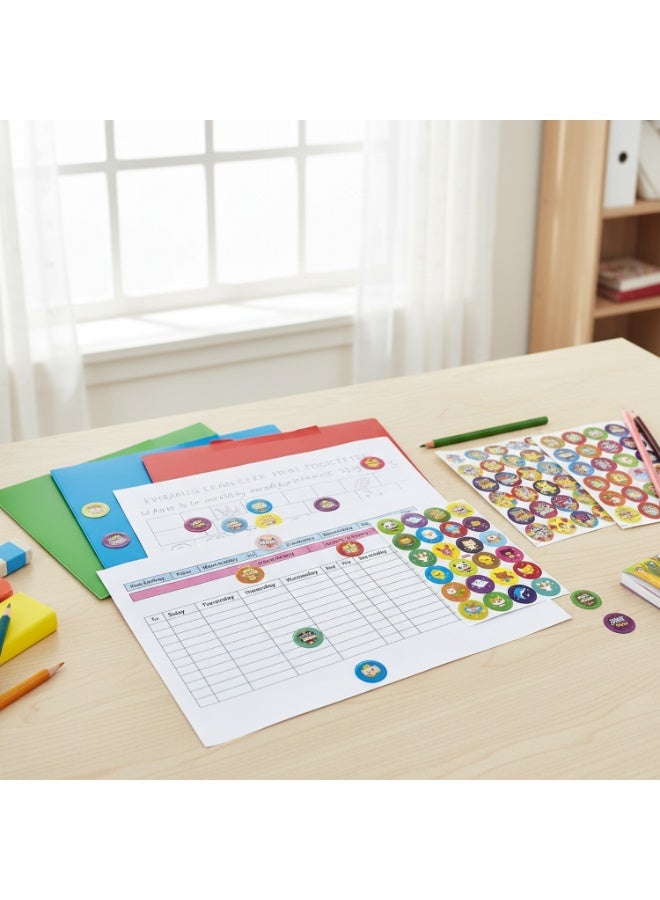 E COMMERCE  BAG E-Commerce Bag Reward Stickers Pack for Kids & Teachers  Motivational Adhesive Stickers (6 Designs, 12 Sheets) - Image 1