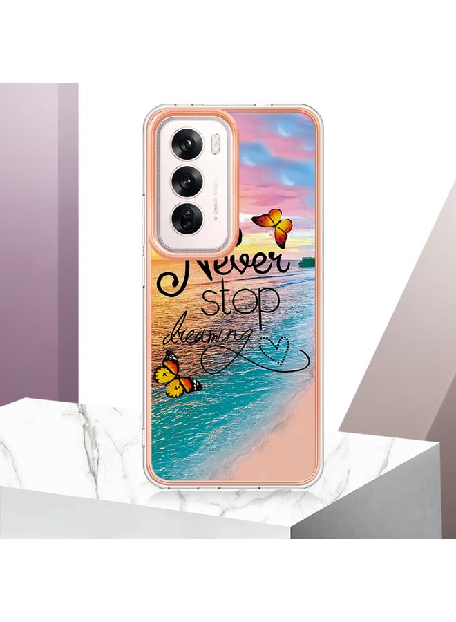 اس-توب جراب لهاتف OPPO Reno12 Global Electricated IMD TPU - Image 2