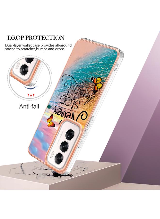 اس-توب جراب لهاتف OPPO Reno12 Global Electricated IMD TPU - Image 4