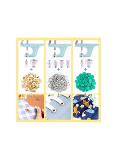 Generic Multifunction Snap Pliers Set, T5 Plastic/Metal Buttons for Sewing & Crafting Clothing Resin Garment Blue  - Image 4