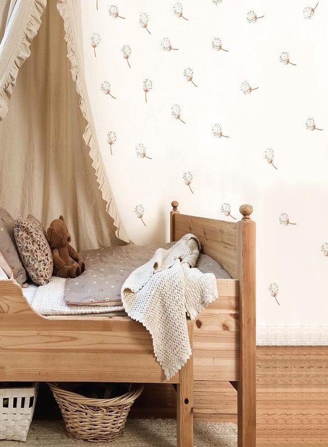 Alwayspon 36Pcs Dandelion Boho Art Wall Decals, Peel and Stick Wall Stickers for Living Nursery Room Bedroom Wall Decor - Image 1