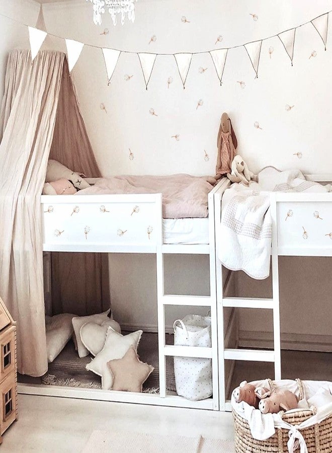 Alwayspon 36Pcs Dandelion Boho Art Wall Decals, Peel and Stick Wall Stickers for Living Nursery Room Bedroom Wall Decor - Image 2