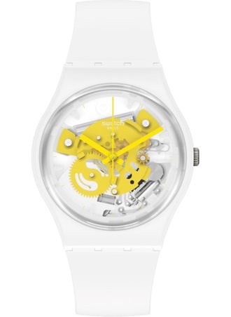 Swatch SO31W105 Time To Yellow Small 