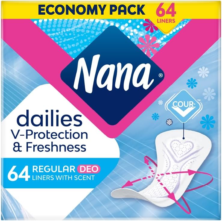 Nana فوط نسائية نانا العادية المعطرة - عبوة اقتصادية - 64 قطعة - Image 2