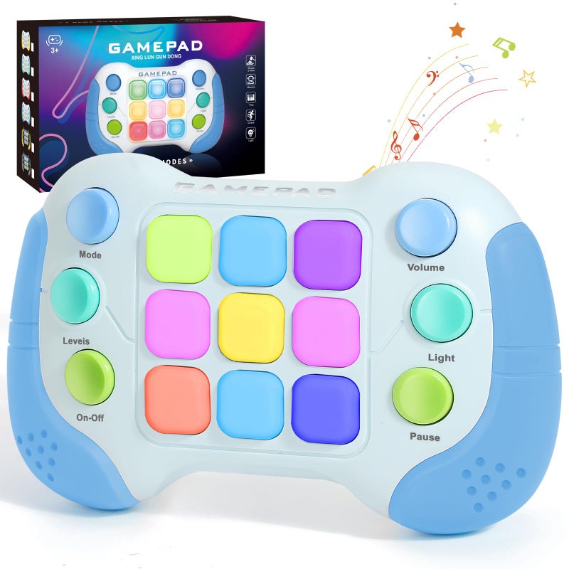 AOTIBO Fast Push Fidget Toys Handle Flashing Handheld Game for Kids Teens Adults Electronic Brain Memory Game Quick Push Buttons Gamepad Xmas Birthday Gifts STEM Toys for Boys Girls - Image 3